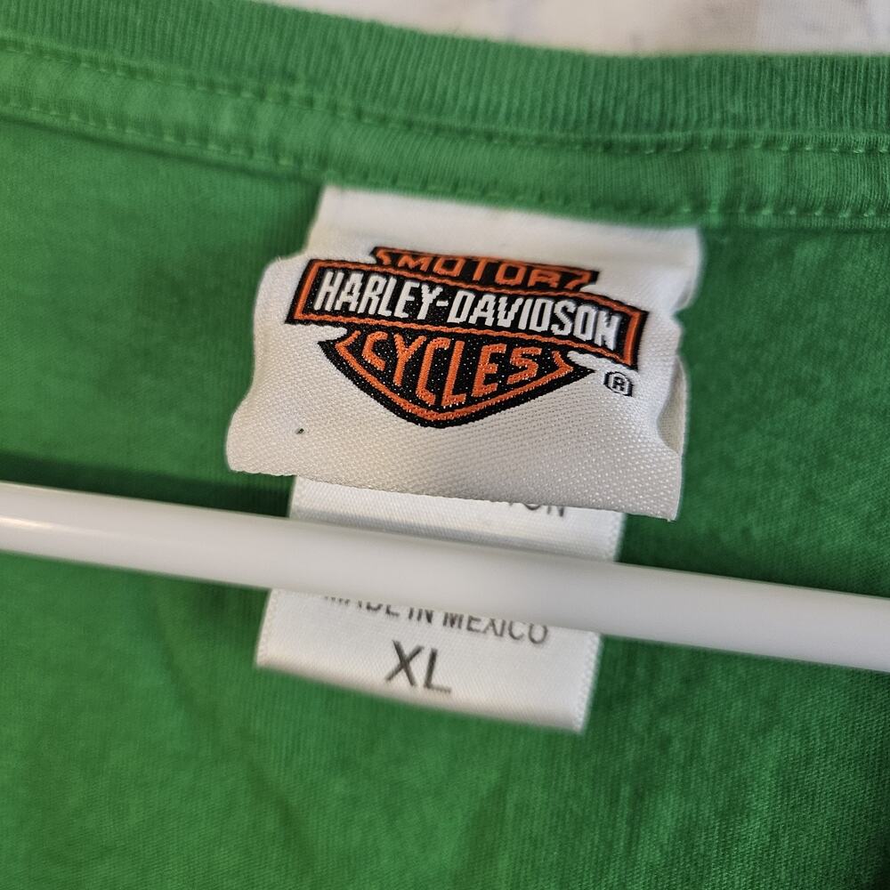 Harley-Davidson Shirt Womens XL Shake Your Shamrock St Patrick Tee - Picture 5 of 6